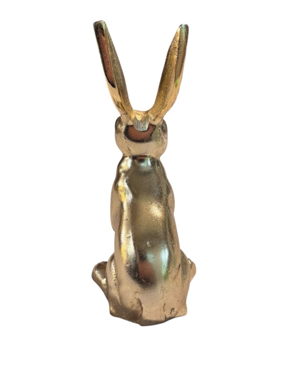 Gold Rabbit cast metal 8 1/2” Figurine Decorative Accent - Picture 5 of 8